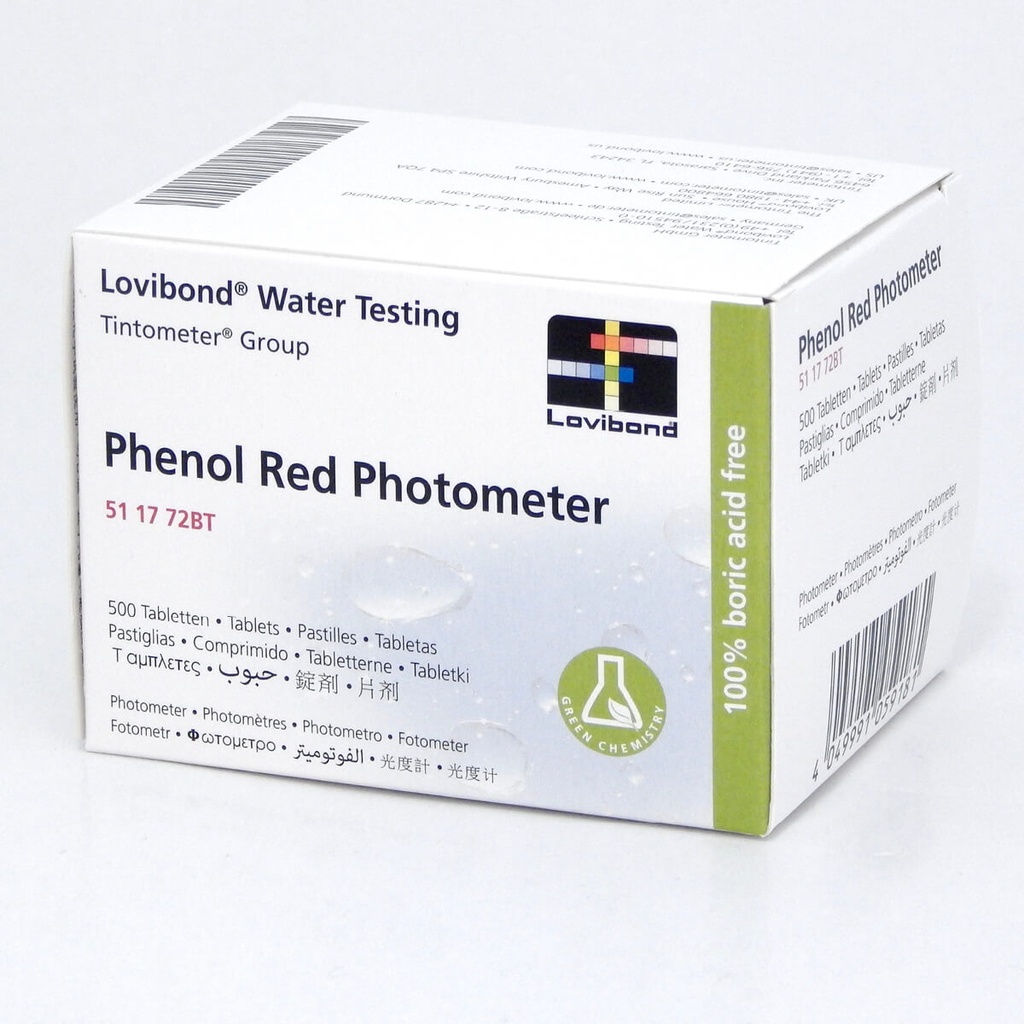 Tablete pH 6.5-8.4 (phenolred) za fotometar