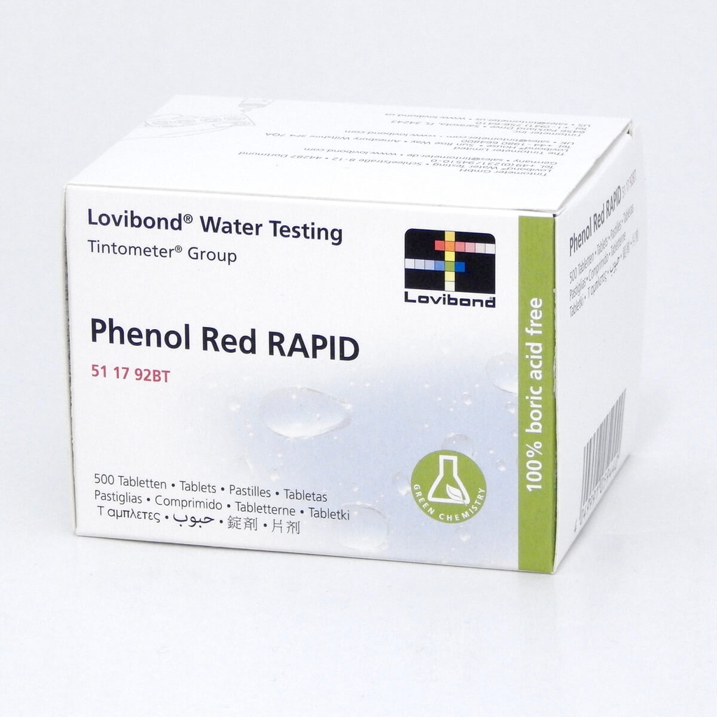 Tablete pH (phenolred /RAPID) za pooltester