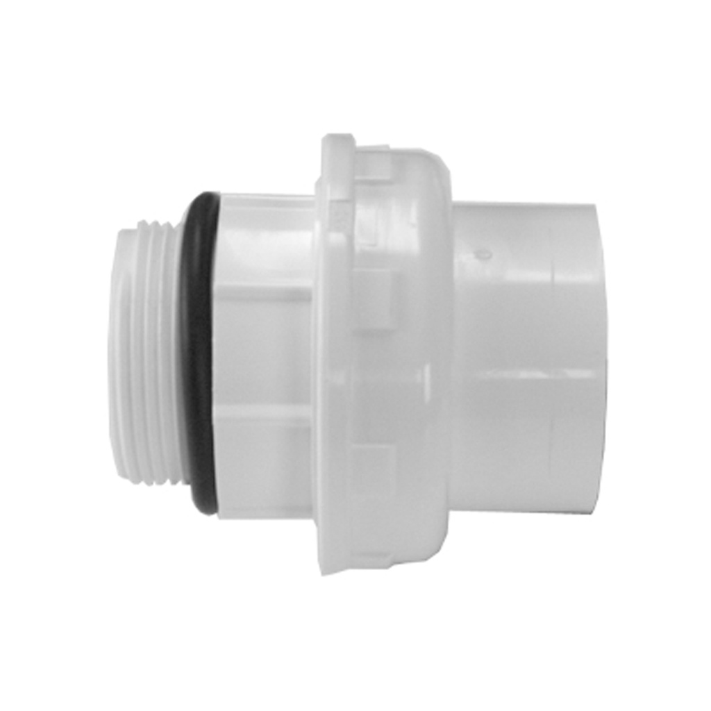 Adapter spojnica Ocean PVC siva, lijepljenje vanjski m. navoj d50 - 1 1/2" PN6 EPDM